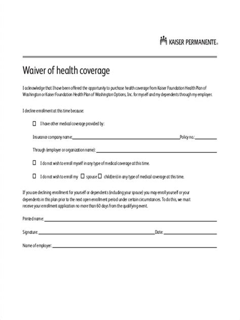 FREE 9+ Health Waiver Forms in PDF | Ms Word