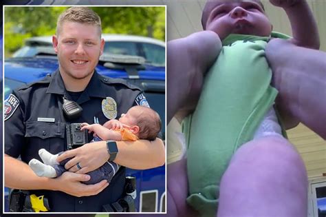 Bodycam Footage Shows Moment Rookie Cop 23 Saves Choking Infant