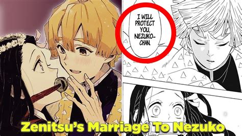Why Zenitsu Will Marry Tanjiros Sister Nezuko Zenitsu X Nezuko