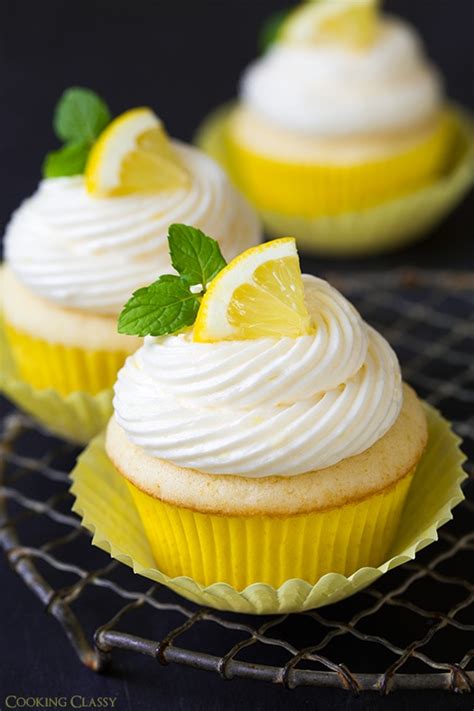 This lemon cup cake recipe is a good entry level decorator challenge. Lemon Cupcakes with Lemon Buttercream Frosting - Cooking ...