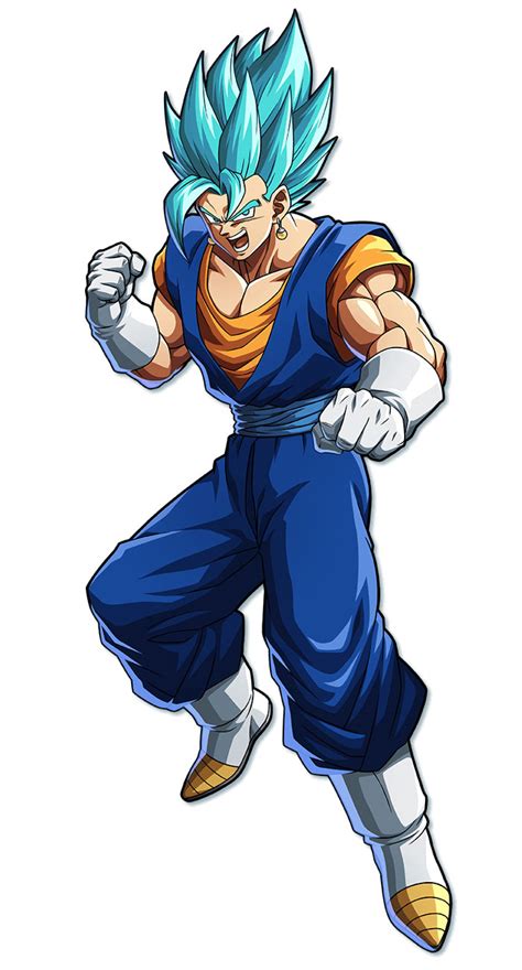 One of dragon ball z's earliest reveals was that goku, protagonist of the original dragon ball anime, actually isn't human, but saiyan, a warrior race mostly exterminated by during this time, trunks unlocks his unique super saiyan rage form, putting him on a level comparable to super saiyan blue. Super Saiyan Blue Vegito Art - Dragon Ball FighterZ Art ...
