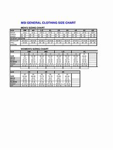 Clothing Size Chart 6 Free Templates In Pdf Word Excel Download