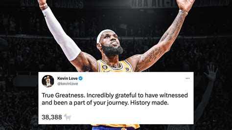Nba Players React To Lebron James Breaking All Time Scoring Record