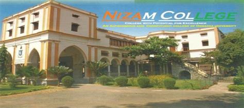 Admissions 2023 24 Nizam College Hyderabad