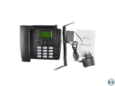Sim Supported Land Phone With Fm Radio Voice Recorder Clickbd