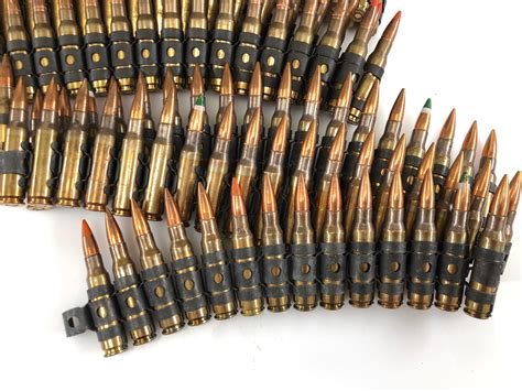 Lot 200 Rounds Linked 762 Nato W Tracer Ammo