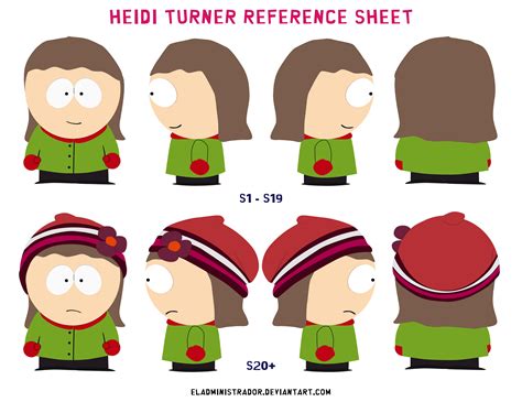 South Park Reference Sheet Heidi Turner By Hercamiam On Deviantart