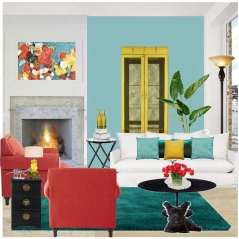 Red Blue And Yellow Living Room Living Room Red Blue And Yellow