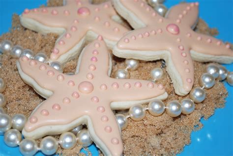 Sweet Goosie Girl Starfish Cookies