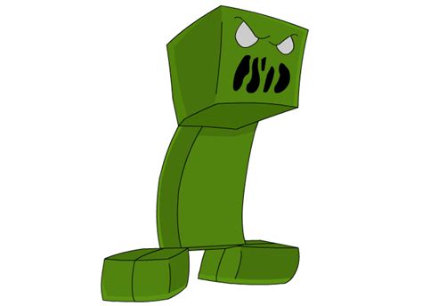 Minecraft Cartoon Creeper By Ipodappleid On Deviantart