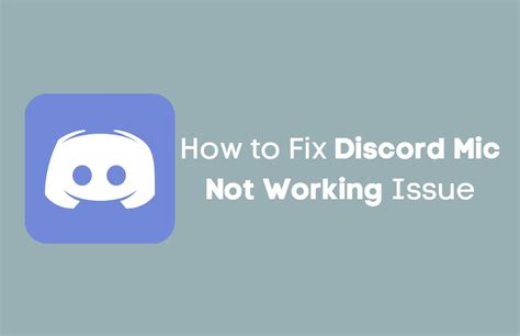 How To Fix Discord Mic Not Working Issue On Windows 10