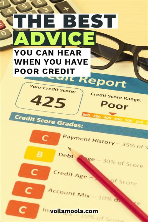 In those situations, certain credit cards help new or previous credit users build credit. The Best Advice You Can Hear When You Have Poor Credit • Voila Moola | Improve credit score ...