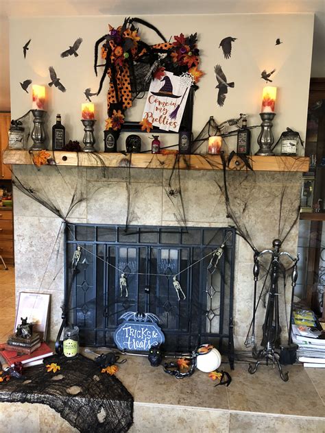 Fireplace Vignette Im Having Way Too Much Fun Decorating This Year