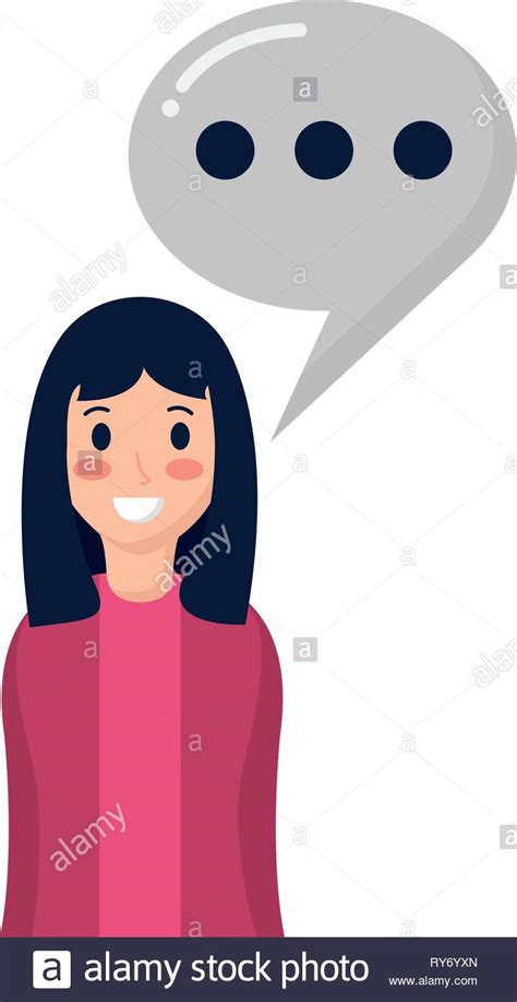 female holding bubble concept stock vector images alamy