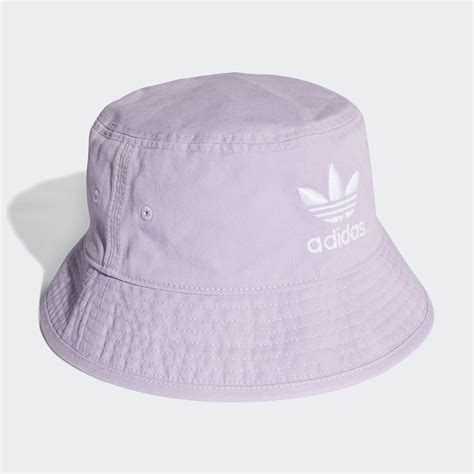 Adidas Adicolor Bucket Hat In Purple Lyst