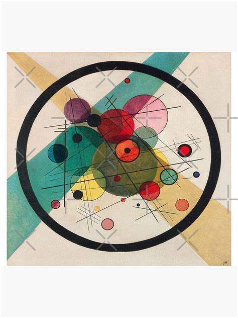 Wassily Kandinsky Circles On A Circle Poster For Sale By
