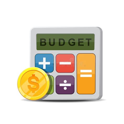 Budget Icon In Trendy Design Style Budget Icon Isolated On White