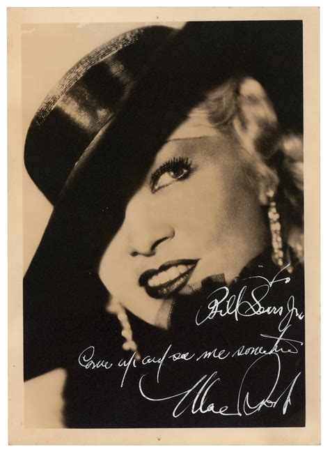 Mae West Signed Photograph Come Up And See Me Sometime