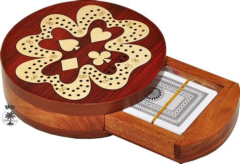 Palm Royal Handicrafts 2 Track Wooden Cribbage Board Game