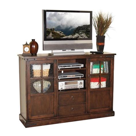 Shop Sunny Designs Santa Fe Bar Height Tv Console Free Shipping Today