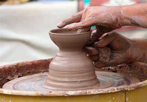 Free Images Ceramic Craft Pottery Material Sculpt Art Turn