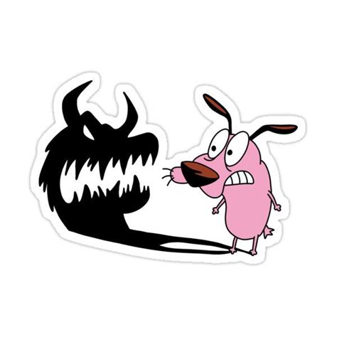 Courage The Cowardly Dog Stickers Flip News Now