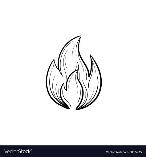 Maybe you would like to learn more about one of these? Fire flame hand drawn sketch icon Royalty Free Vector Image