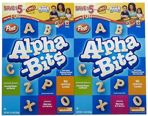 Post Alpha Bits Cereal 115 Oz Grocery And Gourmet Food