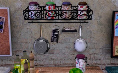 My Sims 4 Blog Urban Chic Kitchen Clutter By Pqsim4