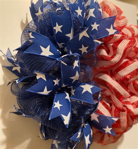 Wreath Crafts Diy Wreath Wreath Making Patriotic Wreath 4th Of July
