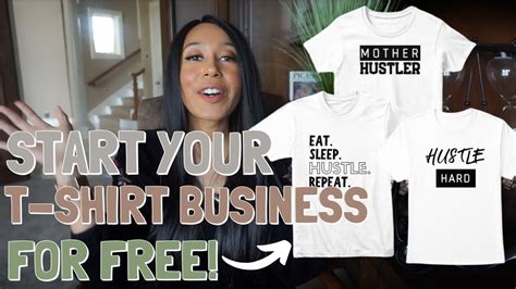 How To Start A T Shirt Business For Free 2020 YouTube