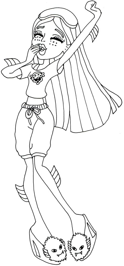 Monster high lagoona blue coloring pages monster high cartoon. Free Printable Monster High Coloring Pages: Lagoona Blue ...