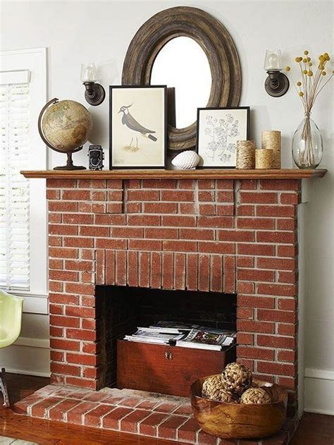 10 Brick Fireplace Decorating Ideas Decoomo