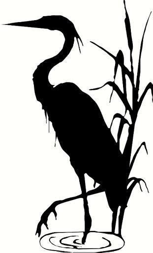 35 Awesome Blue Heron Clipart Silhouette Stencil Animal Silhouette