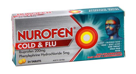 Nurofen Cold And Flu 24pk T Peleguy Distribution Pty Ltd 1300 377 341