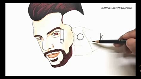 How To Draw Alok From The Word Alok Youtube