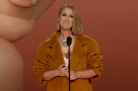 Celine Dion Makes Surprise Appearance At Grammys