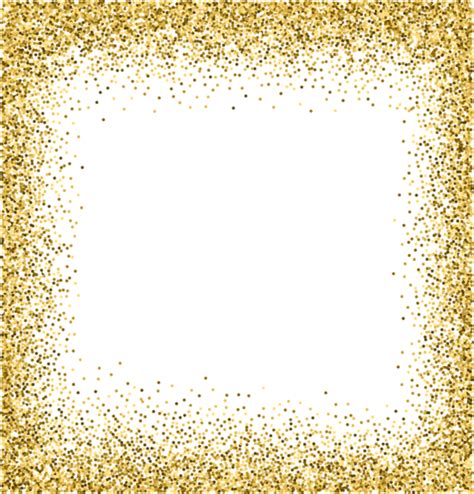 Gold Glitter Frame Square Freetoedit Sticker By Florinlocks