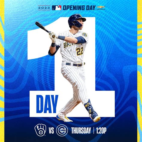 Milwaukee Brewers On Twitter 1 Day