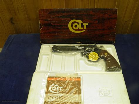 Colt Python 6 Blued 357 Magnum Unfired In Factory Box