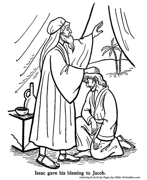 Jacob - Old Testament Coloring Pages | Bible-Printables