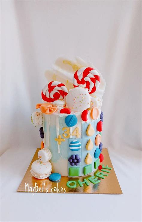Candy Crush Cake Decorated Cake By Maybels Cakes Cakesdecor
