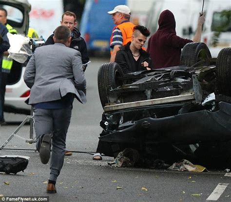 Hollyoaks Trevor Royle Attempts To Save Dylan Jenkins After Car Crash Daily Mail Online