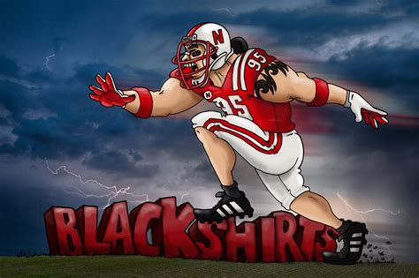 Tim Freeman Design & Illustration: Nebraska Blackshirts
