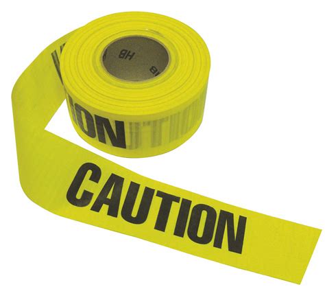 Grainger Approved Barricade Tape Yellow 3 In X 500 Ft Caution
