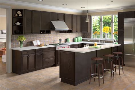 Add Intrigue To Your Kitchen With Coffee Color Cabinets Kitchen Cabinets