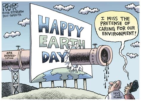 Editorial Cartoon Happy Earth Day Opinion