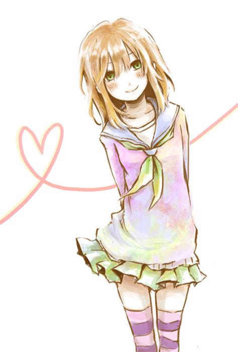 Anime woman wearing crop top and red shorts leaning on wall wallpaper. cute anime - Anime Photo (24399020) - Fanpop