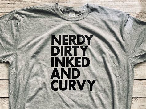 Nerdy Dirty Inked Curvy Etsy