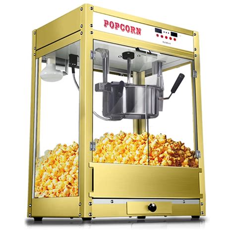 Commercial Popcorn Machine Automatic Spherical And Butterfly Popcorn